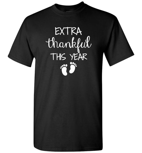 Extra thankfull this year baby foot T-shirt