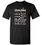 Grandma a little bit parent teacher best friend partner in crime Tee shirt