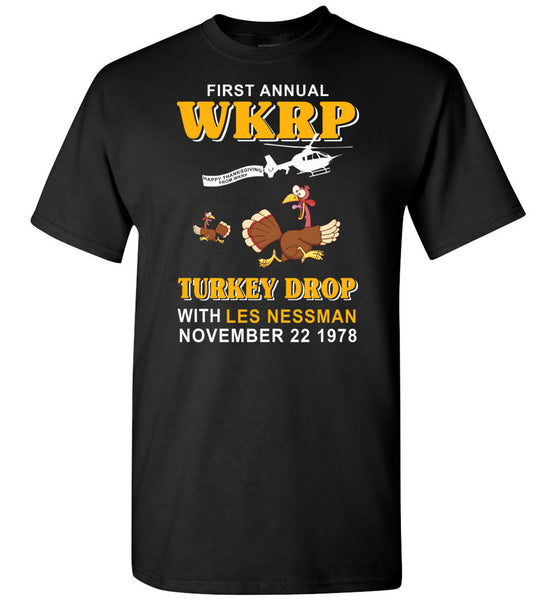 First Annual WKRP Thanksgiving Day Turkey drop T-Shirt