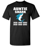 Auntie shark doo doo doo T shirt, aunt shark gift shirts