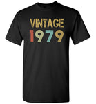 Vintage 1979 T-shirt, 40 birthday gift tee