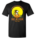 Great pumpkin believer snoopy halloween t shirt