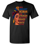 January woman I am Stronger, braver, smarter than you think T shirt, birthday gift tee