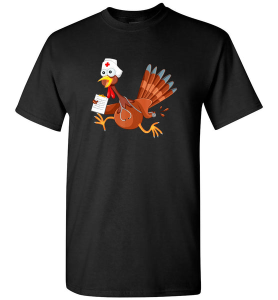 Thanksgiving Nurse Turkey T Shirt