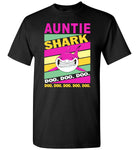 Vintage auntie shark doo doo doo T-shirt, pink gift tee for aunt