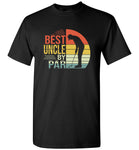 Best uncle by par vintage retro play golf golfer father's day gift tee shirt