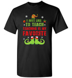 Teacher ELF christmas shirt funny