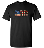 Veteran dad america flag father's gift tee shirt