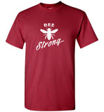 Bee strong tee shirt hoodie