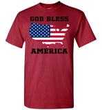 God Bless America Flag T Shirt