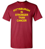 Pittsburgh is stronger than cancer t shirt shirt