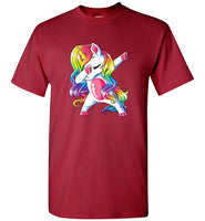 Dabbing unicorn tee shirt hoodie