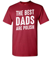 The Best Dads Are Polish Fathers Day Gift T Shirt