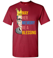 Notorious RBG May Ruth Her Memory Bader Be A Blessing Ginsburg T Shirt