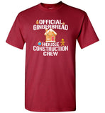 Official Gingerbread House Construction Crew Christmas Xmas T Shirt