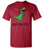 What Now Bitch Dinosaur T Rex Funny Gift T Shirt