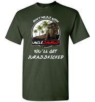 Don't mess with Unclesaurus you'll get Jurasskicked t shirt