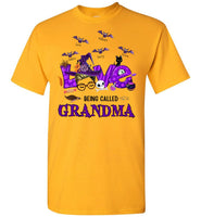 Personalized Halloween Gift For Grandma, Gift Ideas For Nana Mimi Mom From GrandKid Kid Love T Shirt