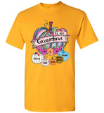 Personalized Est Grandma Halloween GIft Ideas, Gift For Mom Nana Mimi From Grandkids Name T Shirt