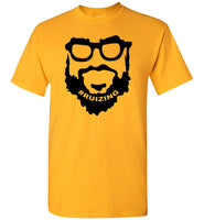 Man Beard Ruizing Face T Shirt