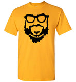 Man Beard Ruizing Face T Shirt