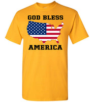 God Bless America Flag T Shirt