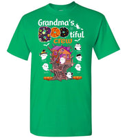Personalized Grandma Halloween Gift Ideas For Grandma From Grandkids, Boo Bootiful Crew Halloween Gift Ideas T Shirt