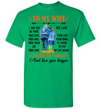 To My Wife I May Not Your First Love Kiss Sight Date But I Your Last Everything Love You Longer Old Couple T Shirt