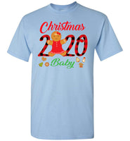 Christmas 2020 Cookie Gingerbread Xmas Plaid Gift For Baby Family T Shirt