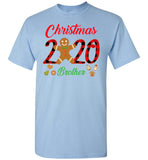 Christmas 2020 Cookie Gingerbread Xmas Plaid Gift For Brother Family T Shirt