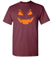 Pumpkin face halloween gift t shirt