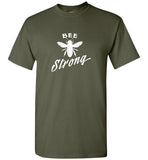 Bee strong tee shirt hoodie