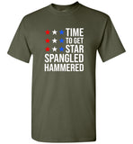 Time to get star spangled hammered tee shirt hoodie