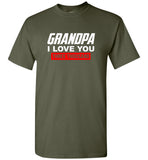 Grandpa I love you three thousand 3000 father's day gift tee shirt
