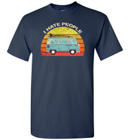 Car camping I hate people, funny camping tee shirts