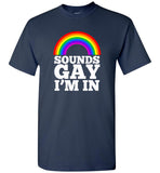 LGBT Sound gay I'm in rainbow pride tee shirt hoodies