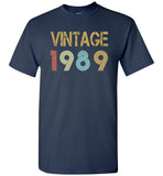 Vintage 1989 T-shirt, 30 birthday gift tee