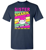 Vintage sister shark doo doo doo shirt, gift tee for sister