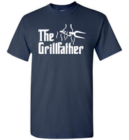 The Grillfather Funny Bbq Dad Fathers Day Gift T Shirt