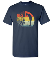 Best grandpa by par vintage retro play golf golfer father's day gift tee shirt