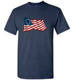 Betsy Waving Ross Tee Shirt Flag Hoodie