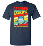 Vintage grandpa shark doo doo doo shirt, gift tee for grandpa
