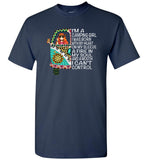 I am a camping girl I was born with my heart on my sleeve hippie T-shirt