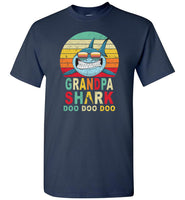 Retro Vintage Grandpa Shark doo doo doo T-shirt, papa, dad, father's day gift tee