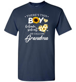 This boy kinda stolen my heart he calls me grandma sunflower T-shirt