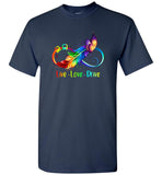 Live Love Drive Awesome Bus Driver Rainbow T Shirts