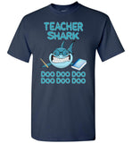 Teacher shark doo doo doo Shirt with book, funny teacher shirt