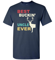 Vintage best buckin' uncle ever deer T shirt, gift for uncle tee