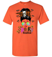 Personalized Halloween Gift Idea For Mom Aunt Spooky Mama Halloween Gift From Kids Name T Shirt
