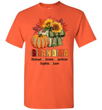 Personalized Halloween Gift Ideas For Grandma From Grandkids Pumpkin, Halloween Gift For Nana Mimi T Shirt